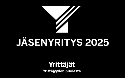 Suomen yrittäjät, jäsenyritys 2025.